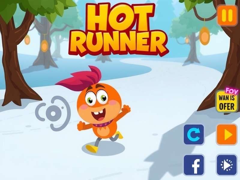 Hot Foot Runner Main Gameplay Hot Foot Runner Game Screenshot